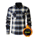 Mens Fashionable Casual Cotton-Quilted Long-Sleeve Cardigan