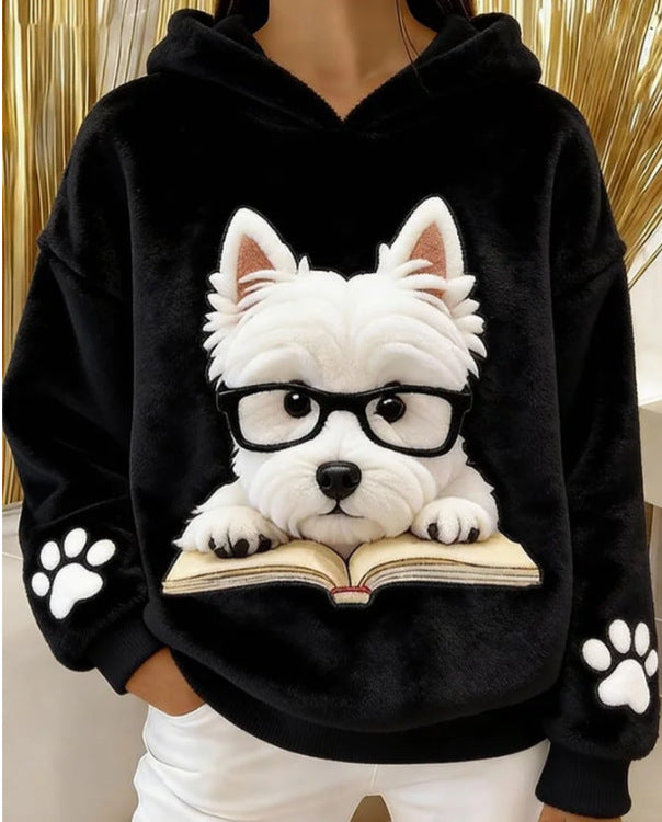 3D-printed Warm Loose-fitting Hoodie With Double Hoods For Cats