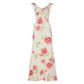 Stylish Womens Lace-Patchwork Bow-Trimed Camisole Dress