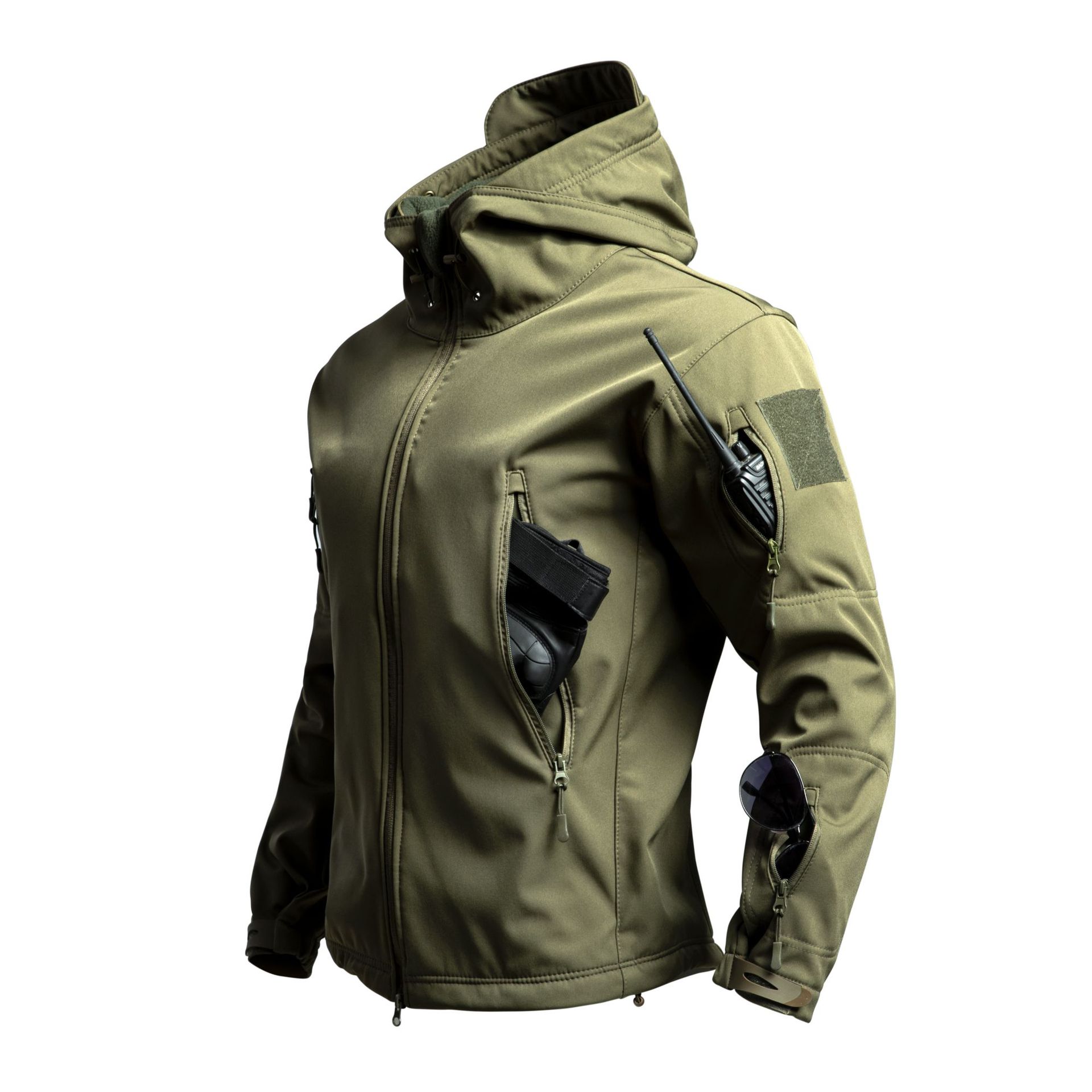 Mens Outdoor Sharkskin Softshell Jacket