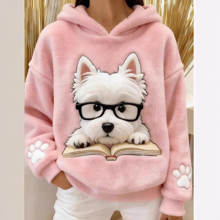 3D-printed Warm Loose-fitting Hoodie With Double Hoods For Cats