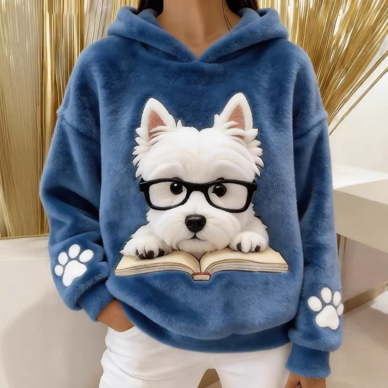 3D-printed Warm Loose-fitting Hoodie With Double Hoods For Cats