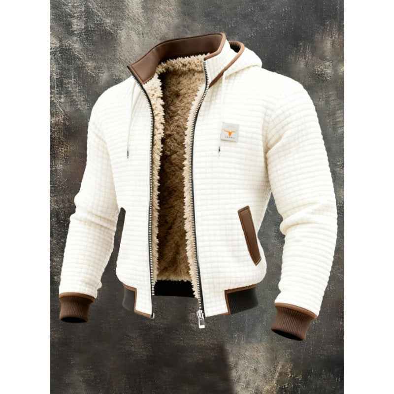 A Jacket That Flatters Your Mens Plaid Hoodie