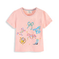 Summer Kids' Cartoon Crewneck Short-sleeve T-shirt Top