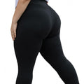 High-waisted Non-see-through Outerwear-friendly Plus-size Yoga Pants For Women