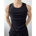 Mens Athletic Form-fitting, Stretchy Sleeveless Top