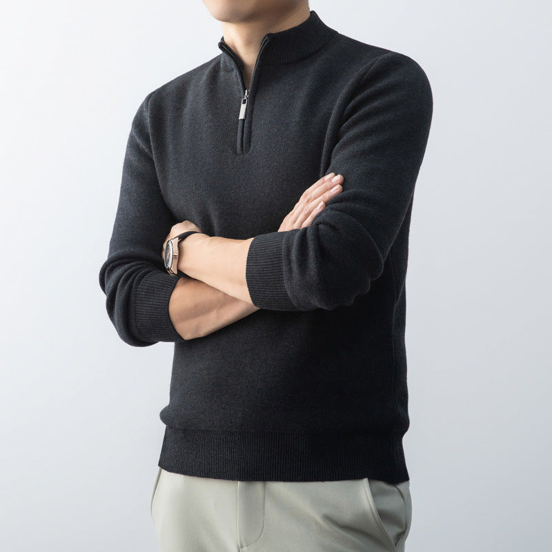 Simple AutumnWinter Mens Sweater Pullover Casual Knitwear